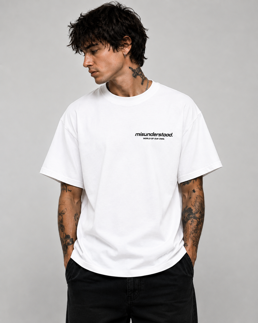 Oversized T-särk (Valge)