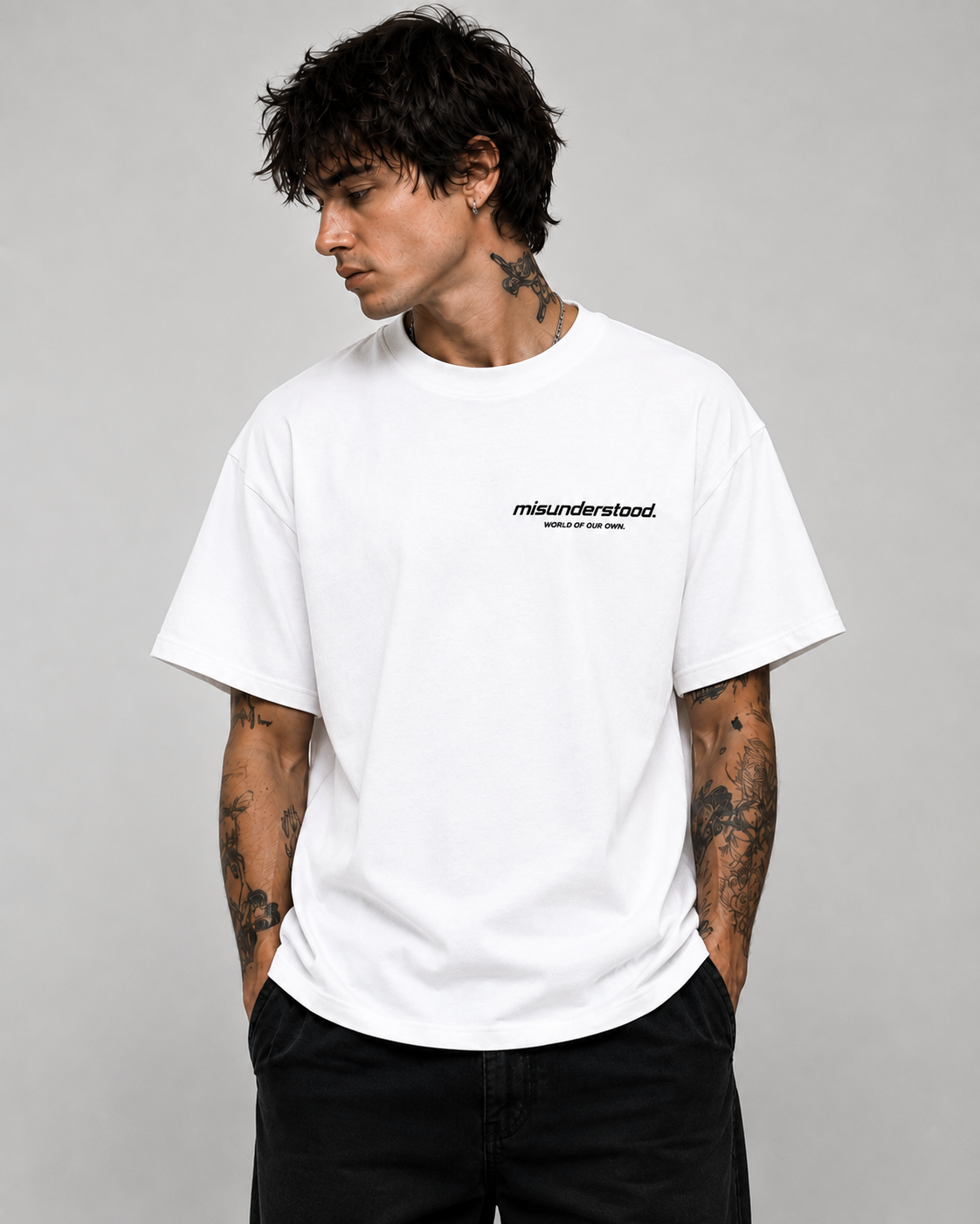 Oversized T-särk (Valge)